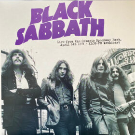 BLACK SABBATH - "Live From The Ontario Speedway Park" LP